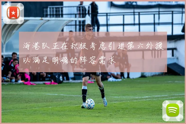 海港队正在积极考虑引进第六外援以满足明确的阵容需求